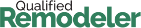 The image displays a logo with text that reads 'Qualified Remodeler,' suggesting it's related to an organization or certification program for remodeling professionals.